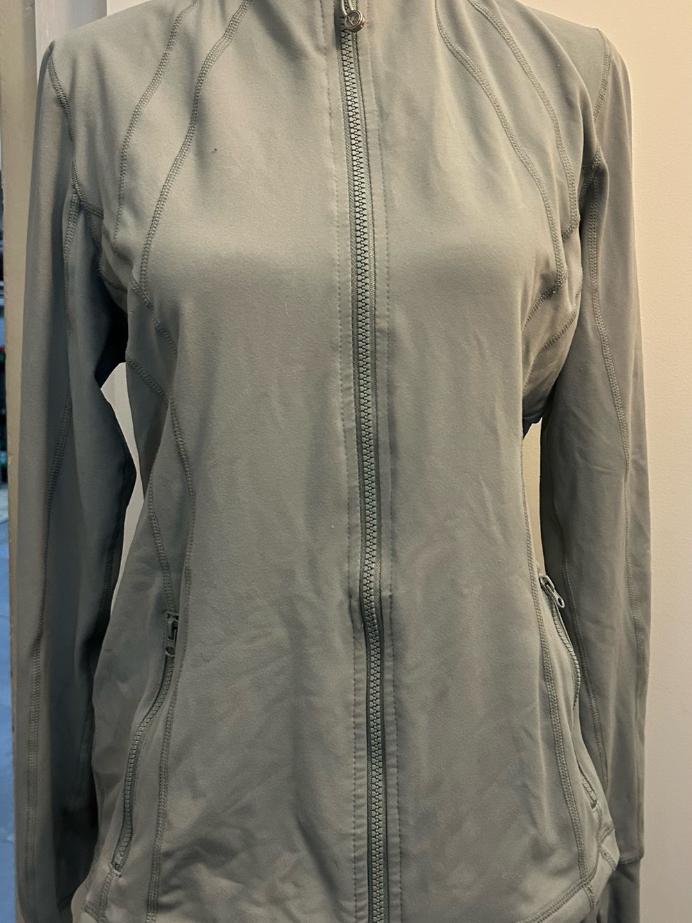 90 Degree By Reflex Light grey Full-Zip Utility Jacket